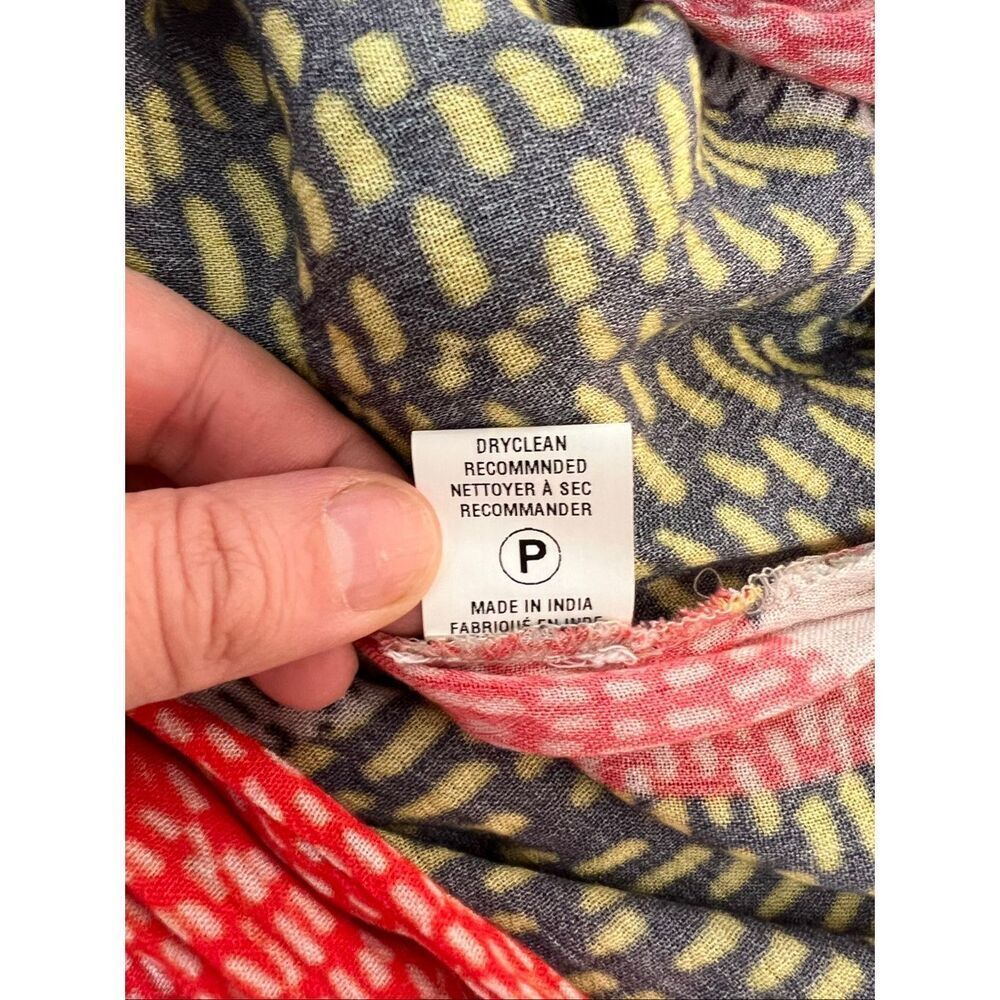 Blink London Anthropologie unique wrap long sleeve blouse size xl - Picture 12 of 13
